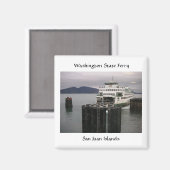 Washington Staat Ferry Magnet (Vorderseite/Rückseite)