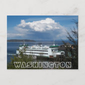Washington Staat Ferry Travel Foto Postkarte (Vorderseite)