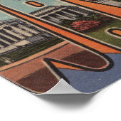 Washington (Staat) - Große Briefmarkenszenen 2 Poster (Ecke)