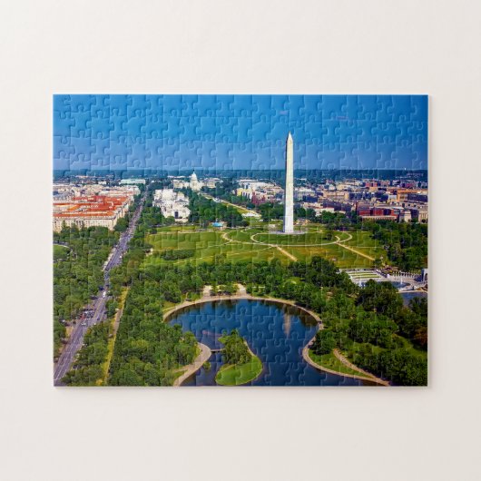 Washington Staat Hauptstadt DC. Puzzle (Horizontal)