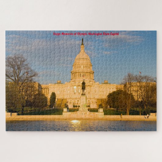 Washington Staat Hauptstadt Jigsaw Puzzle (Horizontal)