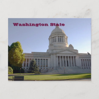 Washington Staat Hauptstadt, Washington Staat Postkarte