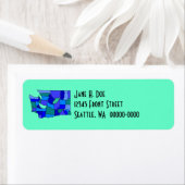 Washington Staat Map Form WA Rücksendeadresse Labe (Insitu)