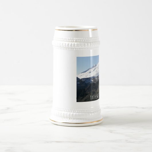 Washington Staat Mount Baker Landscape Bierglas (Mittel)