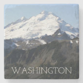 Washington Staat Mount Baker Landscape Steinuntersetzer (Vorderseite)