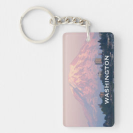 Washington Staat Mount Rainier Foto Schlüsselanhänger