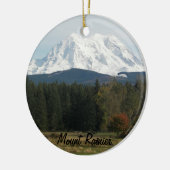 Washington Staat Mount Rainier Landscape Keramik Ornament (Links)