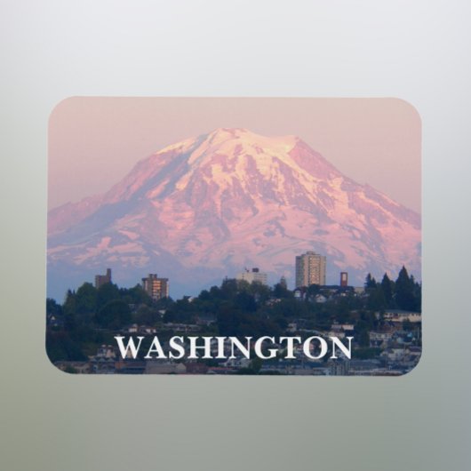Washington Staat Mount Rainier Landscape Magnet