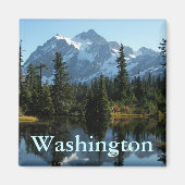 Washington Staat Mount Shuksan Landscape Magnet (Vorne)