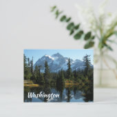 Washington Staat Mount Shuksan Travel Postkarte (Stehend Vorderseite)