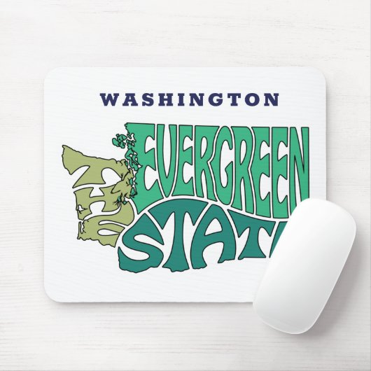 Washington Staat Nickname Word Art Mousepad (Mit Mouse)