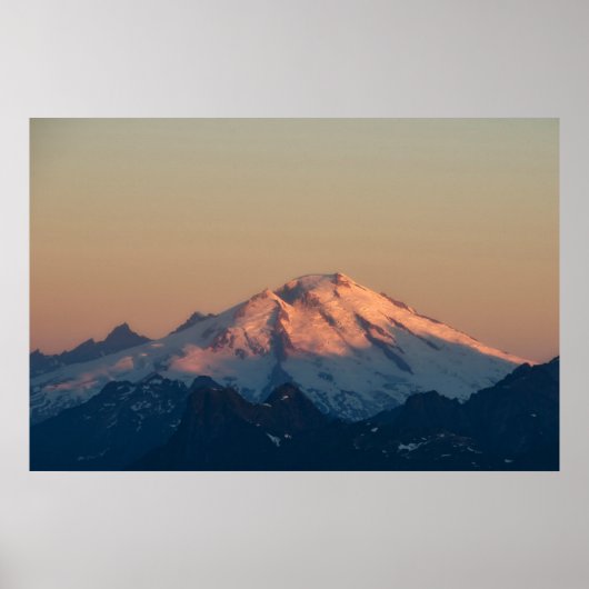 Washington Staat, North Cascades. Mount Baker Poster (Vorne)