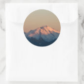 Washington Staat, North Cascades. Mount Baker Runder Aufkleber (Tasche)