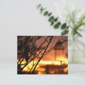 Washington Staat Postcard - Leuchtturm bei Sunset Postkarte (Stehend Vorderseite)