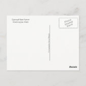 Washington Staat Postcard: Quinault Rain Forest Postkarte (Rückseite)