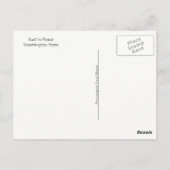 Washington Staat Postcard: Rost in Frieden Postkarte (Rückseite)
