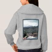 Washington Staat Poster Art Hoodie (Rückseite)