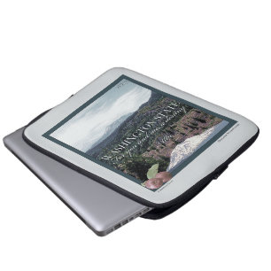 Washington Staat Poster Art Laptopschutzhülle