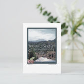 Washington Staat Poster Art Postkarte (Stehend Vorderseite)