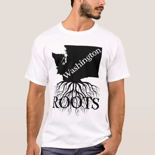 Washington Staat Roots Shirt für Frauen oder Männe (Vorderseite)