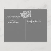 WASHINGTON Staat-Statuskarte Ankündigungspostkarte (Rückseite)