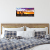 Washington Staat Sunset Leinwanddruck (Insitu (Schlafzimmer))