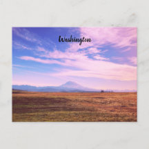 Washington Staat Sunset Postcard