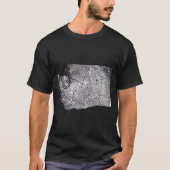 Washington Staat Tree Growth Rings Map T-Shirt (Vorderseite)