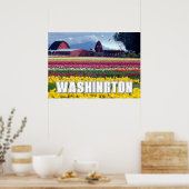 Washington Staat | Tulip Field Poster (Küche)