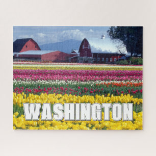 Washington Staat   Tulip Field Puzzle