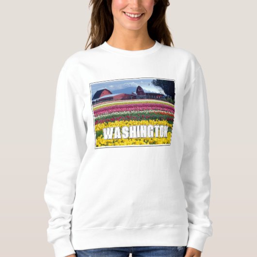 Washington Staat | Tulip Field Sweatshirt (Vorderseite)