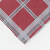 Washington Staat University Cougar Tartan Fleecedecke (Ecke)