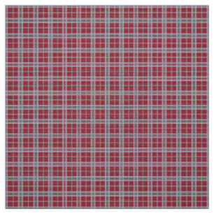 Washington Staat University Cougar Tartan Stoff