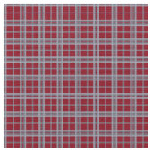 Washington Staat University Cougar Tartan Stoff (Nahaufnahme)