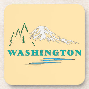 Washington Staat USA Getränkeuntersetzer