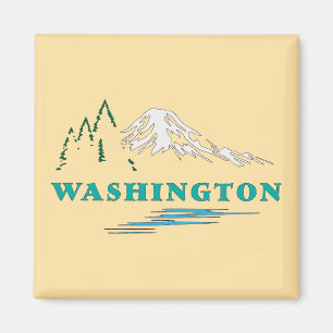 Washington Staat USA Magnet