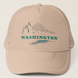 Washington Staat USA Truckerkappe