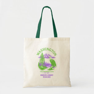Washington Staat Wedding Welcome Bag, Staat Liebe Tragetasche