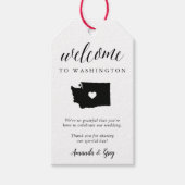 Washington Staat Wedding Welcome Geschenkanhänger (Vorderseite)