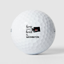 Washington Staat Zuhause ist das Herz Golfball