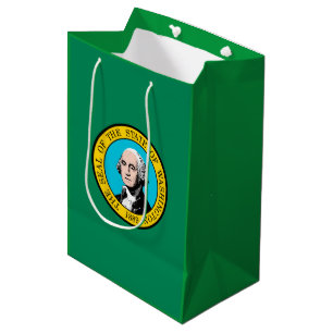 Washington-Staats-Flaggen-Entwurf Mittlere Geschenktüte