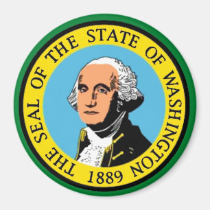 Washington-Staats-Flaggen-Magnet Magnet