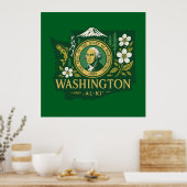 Washington Staatsstolz Poster (Küche)