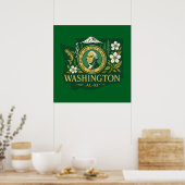 Washington Staatsstolz Poster (Küche)