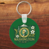 Washington Staatsstolz Schlüsselanhänger (Rückseite)