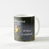 Washington-Staatsvogel-Weide Goldfinch Kaffeetasse (VorderseiteRechts)