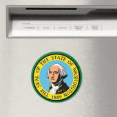 Washington State Flag Magnet (In Situ (Geschirrspüler))