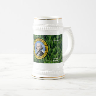 Washington State Flag Stein Bierglas
