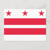 Washington State Flag Travel Postkarte (Vorderseite)