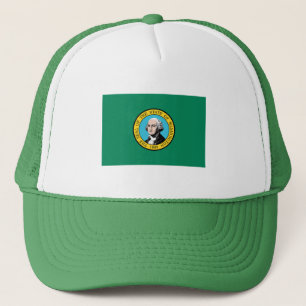 Washington State Flag USA Truckerkappe